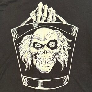 Black Graphic T-Shirt Disneyland hat box ghost glow long sleeve men’s xl